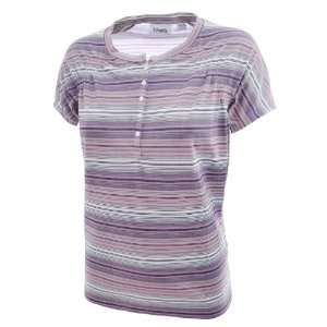  Ashworth Golf Womens Striped T Shirt 37003: Sports 