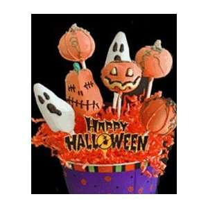  Halloween Mini Cake Pop Bouquet of 7: Kitchen & Dining