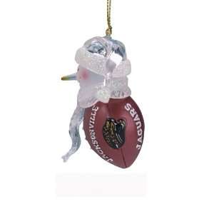   Jacksonville Jaguars NFL Acrylic Touchdown Snowman Ornament (2.75