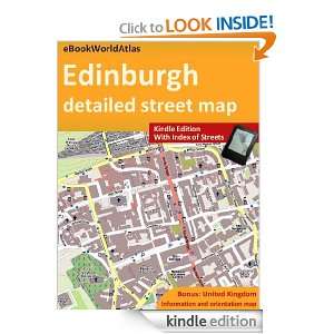 Map of Edinburgh (UK) eBookWorldAtlas Team  Kindle Store