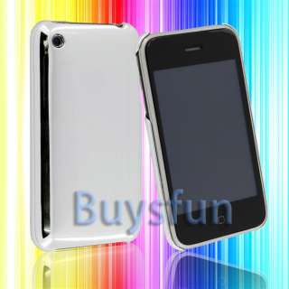   Chrome Mirror Metallic Hard Cover Case For Apple iPhone 3G 3GS  
