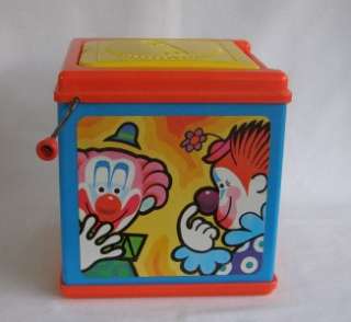 Vintage 1971 Mattel Jack in the Music Box Clown Classic Toy  