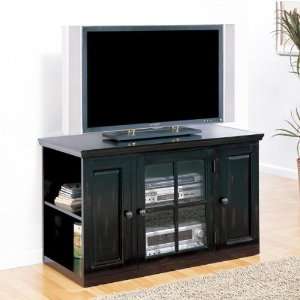  Black Rub 42 TV Stand by Leick Furniture (Black Rub) (25 