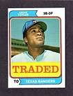 1974 TOPPS TRADED #538T Cesar Tovar TEXAS RANGERS EX MINT +