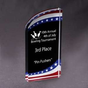  Patriot Laser Engraved Award 3x8
