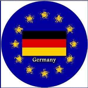  58mm Round Pin Badge Germany Flag