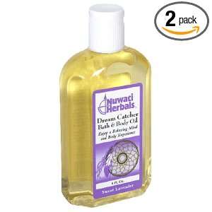 Nuwati Herbals Dream Catcher Bath and Body Oil, 8 Ounces (Pack of 2)