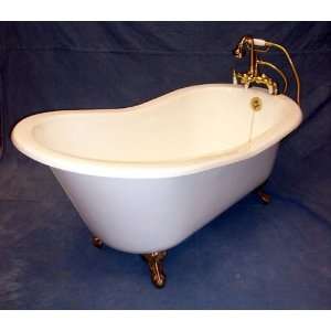  Leg Tub by Cambridge Plumbing   61Slipper in Chrome