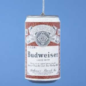   Frosty Budweiser Nostalgic Beer Can Christmas Ornament