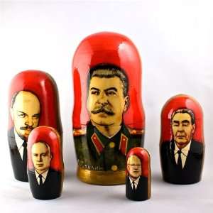   Dolls,5 pcs/ 6.5  Soviet Leader Russian Dolls Toys & Games