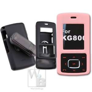  Lux LG KG800 Crystal Rubber Cell Phone Accessory Case 