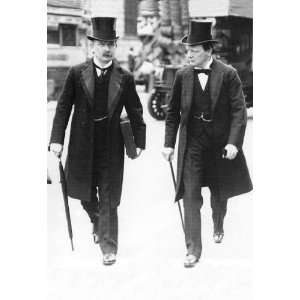  Lloyd George with Churchill, London 20x30 poster