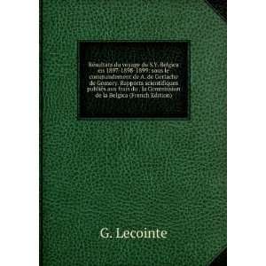  RÃ©sultats du voyage du S.Y. Belgica en 1897 1898 1899 