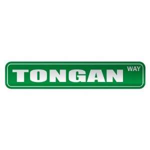   TONGAN WAY  STREET SIGN COUNTRY TONGA