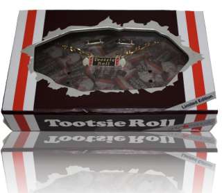 NEW LIMITED EDITION TOOTSIE ROLL NECKLACE EARRINGS SET  