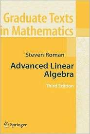   Linear Algebra, (0387978372), Steven Roman, Textbooks   