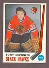 1969 70 O P C 138 TONY ESPOSITO ROOKIE VG CONDITION  