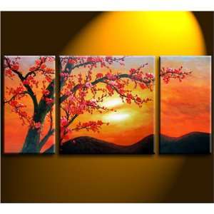 Abstract Art Chinese Plum Blossom Feng Shui Oil Painting 692  