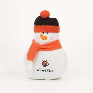   Pack of 2 NFL Cincinnati Bengals Plush Snowman Pillows: Home & Kitchen