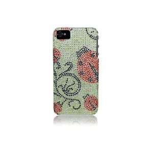  iPhone 4 Full Diamond Graphic Case   Lady Bug Cell Phones 