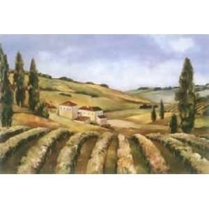  John Milan 32W by 21H  Chianti Afternoon II CANVAS 