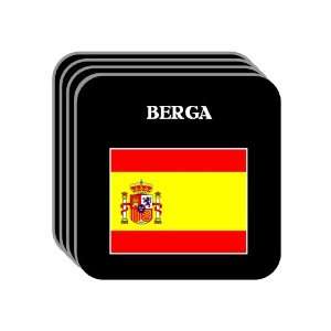  Spain [Espana]   BERGA Set of 4 Mini Mousepad Coasters 