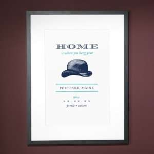  Hang Your Hat Personalized Wall Art Wall Art: Home 