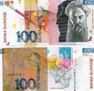 SLOVENIA 10, 20, 50, 100 Tolarjev 1992/2003 UNC SET 4pc  