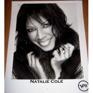  Singer Natalie Cole Capitol Records Publicity Photograph 