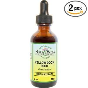 Alternative Health & Herbs Remedies Yellow Dock, 1 Ounce Bottle (Pack 