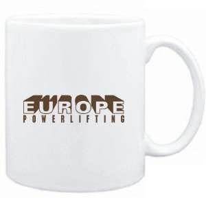    Mug White  EUROPA Powerlifting  Sports