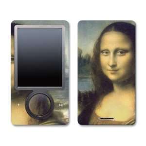Mona Lisa Design Zune 30GB Skin Decal Protective Sticker