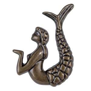   Homewares 190R BB 2 1/2 Inch Mermaid Knob   Right, Burnished Bronze