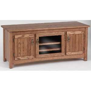   Solid Wood TV Stand Mission Oak LCD Plasma TV Stand Furniture & Decor