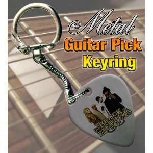  Black Eyed Peas Metal Guitar Pick Keyring: Musical 
