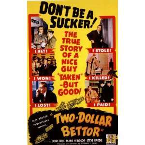  Two Dollar Bettor Movie Poster (27 x 40 Inches   69cm x 