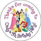 Princess princesses Personalized stickers personalized Birthday 