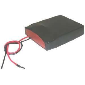 Custom Polymer Li Ion Battery: 3.7v 10Ah (37Wh, 7A rate)   Black Thin 