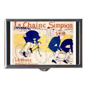  FRANCE BICYCLE RACE SIMPSON Coin, Mint or Pill Box Made 