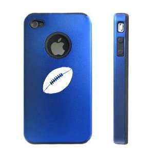   Blue D331 Aluminum & Silicone Case Football: Cell Phones & Accessories