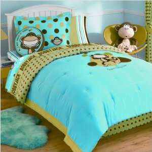Bobby Jack BO10 06A Going Dotty Comforter in Blue Size: Twin
