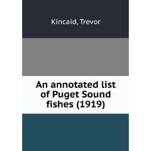   Sound fishes (9781275061330) Trevor Washington State. Kincaid Books