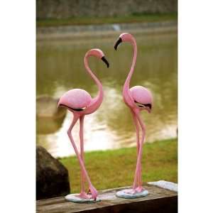  Flamingo Pair Statue in Pink Patio, Lawn & Garden