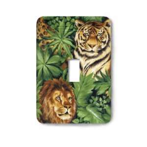  Big Cat Jungle Love Decorative Steel Switchplate Cover 