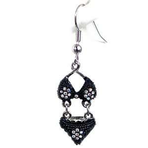  Black Bikini Austrian Rhinestone Earrings: Everything Else