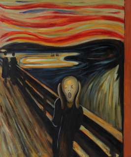 Repro Handmade Oil Painting Edvard Munch The Scream  