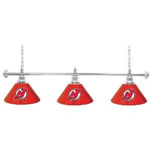   Nhl New Jersey Devils 60 Inch 3 Shade Billiard Lamp 