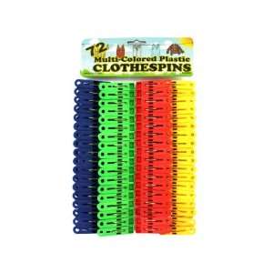 New   Plastic clothespin set   Case of 48 by bulk buys:  