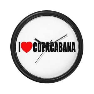  I Love Copacabana Mexico Wall Clock by CafePress: Home 