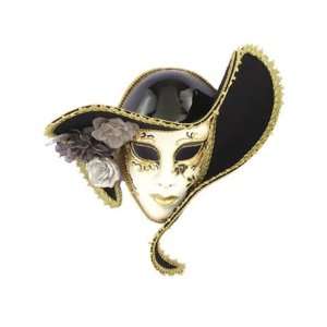   : Forum Novelties 59767 White Venetian Mask With Hat: Office Products